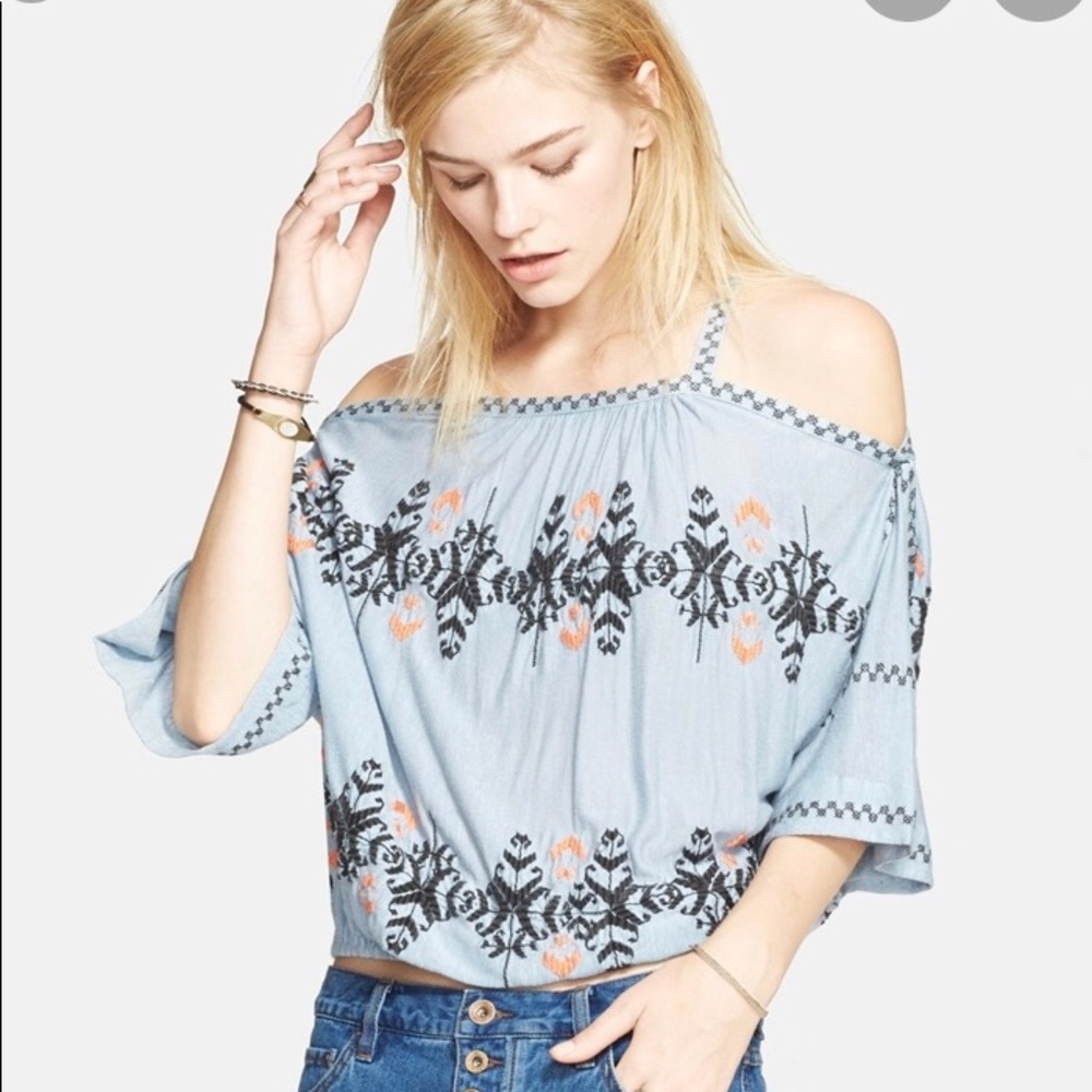 Free People New Works peasant top | size xs